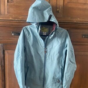 Pale blue ISIS winter coat